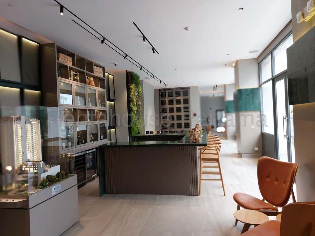 Entertainment lounge with pool table and TV area Ocean House in Santa María Panama City