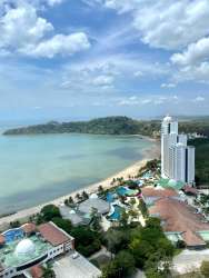 Modern kitchen with granite counters, stainless appliances in PH Casa Bonita Veracruz