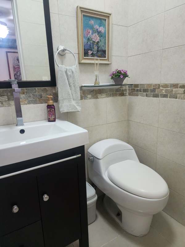 Modern galley kitchen with granite counters PH Mandarin Bay San Francisco Panama