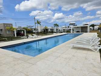 Recreational sports court with basketball hoops at The Village Residences Panama