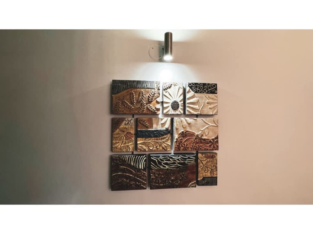 Modern interior hallway with decorative wall art PH Parque Lefevre near Parque Omar Panama City