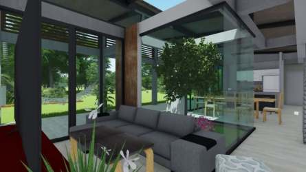 Flat and gently sloped lot in Costa Esmeralda gated beach community Panama