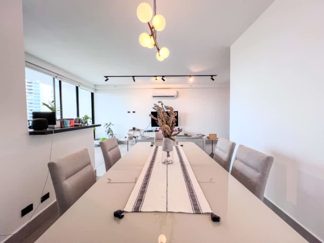 Secondary bedroom large window sea and skyline views PH Victory Wellness Coco del Mar