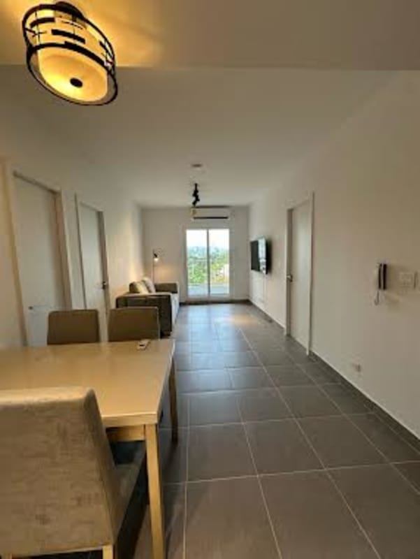 Modern bathroom with glass-enclosed shower, vanity and tiles PH Villa Lucre Rio Abajo Panama