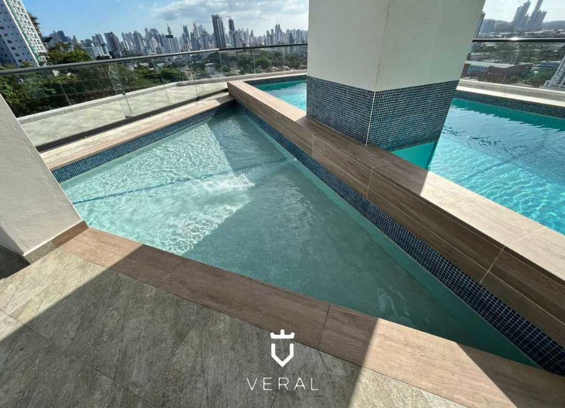 Modern high-rise condominium PH Bella Veduta with balconies and city views in Hato Pintado Panama