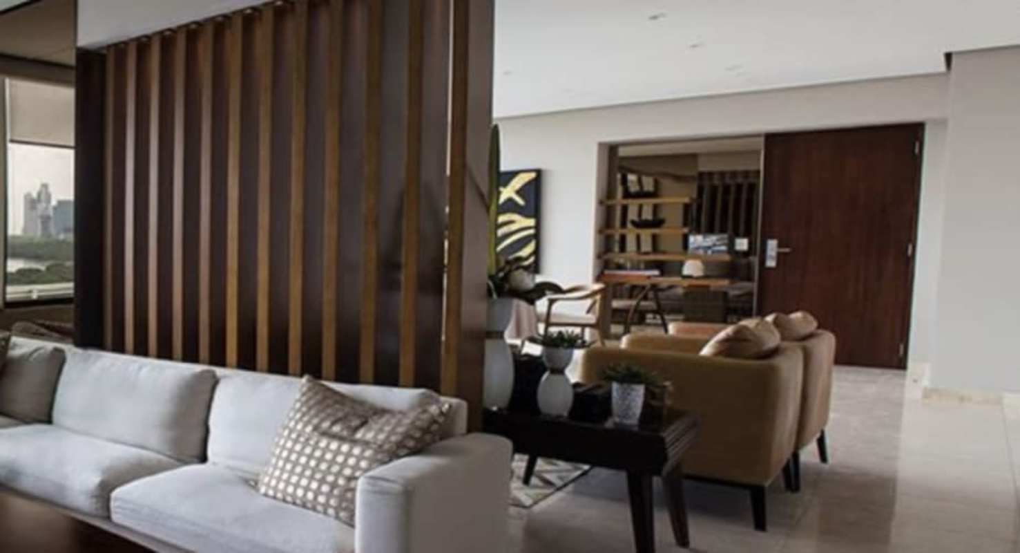 Modern residential gym with cardio and weights in PH Dal Mare Coco del Mar Panama