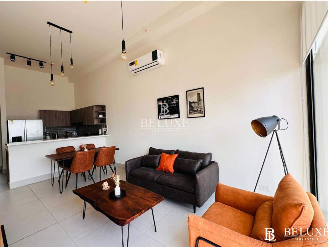 Spacious bedroom with large windows, city skyline view, minimalist style at PH Coco Place Coco del Mar Panama