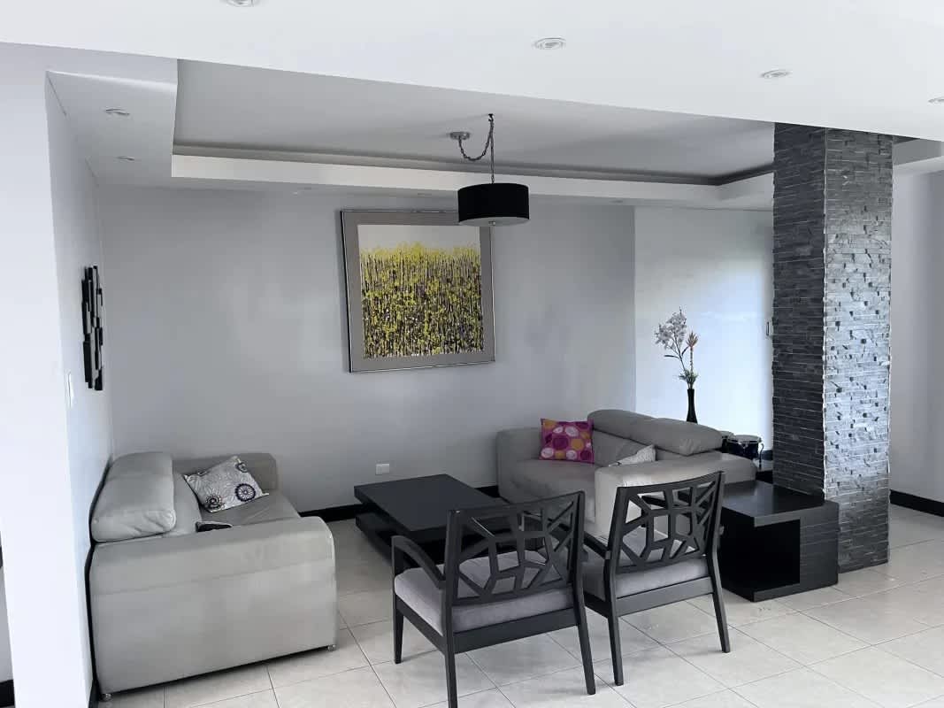 Modern kitchen renovated granite countertops appliances spacious Villa Lucre Panama house