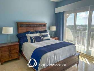 Spacious ocean view bedroom with marble flooring and sliding doors to terrace Buenaventura Panama