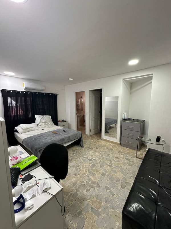 View of Edificio Dervio commercial ground floor and balconies above on Calle 67 San Francisco Panama