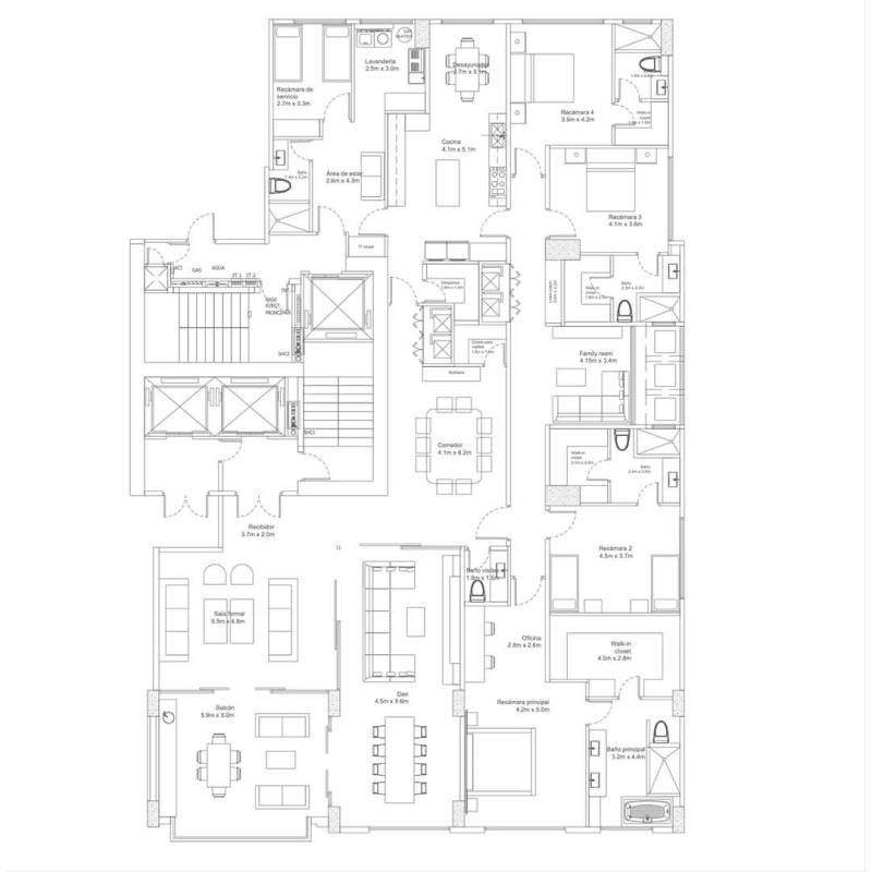 Spacious outdoor terrace with panoramic golf course and Pacific Ocean views in Santa Maria luxury rental apartment