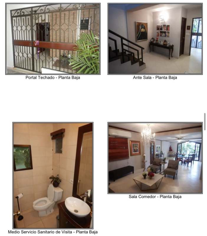 Functional kitchen with granite countertops adjoining breakfast area in duplex house El Cangrejo Panama