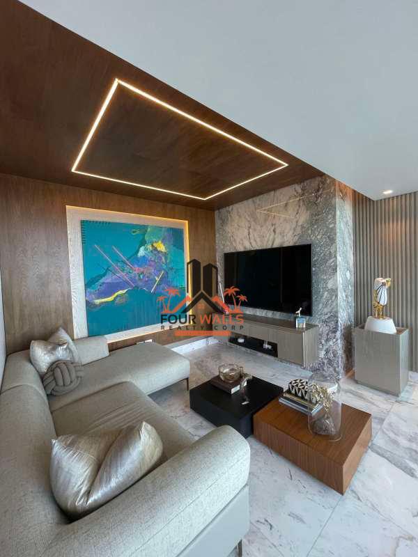 Spacious bedroom suite with natural light in luxury condo Costa del Este Panama