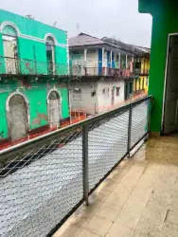 Concrete floor unfinished utility room in Santa Ana mixed-use property Panama City