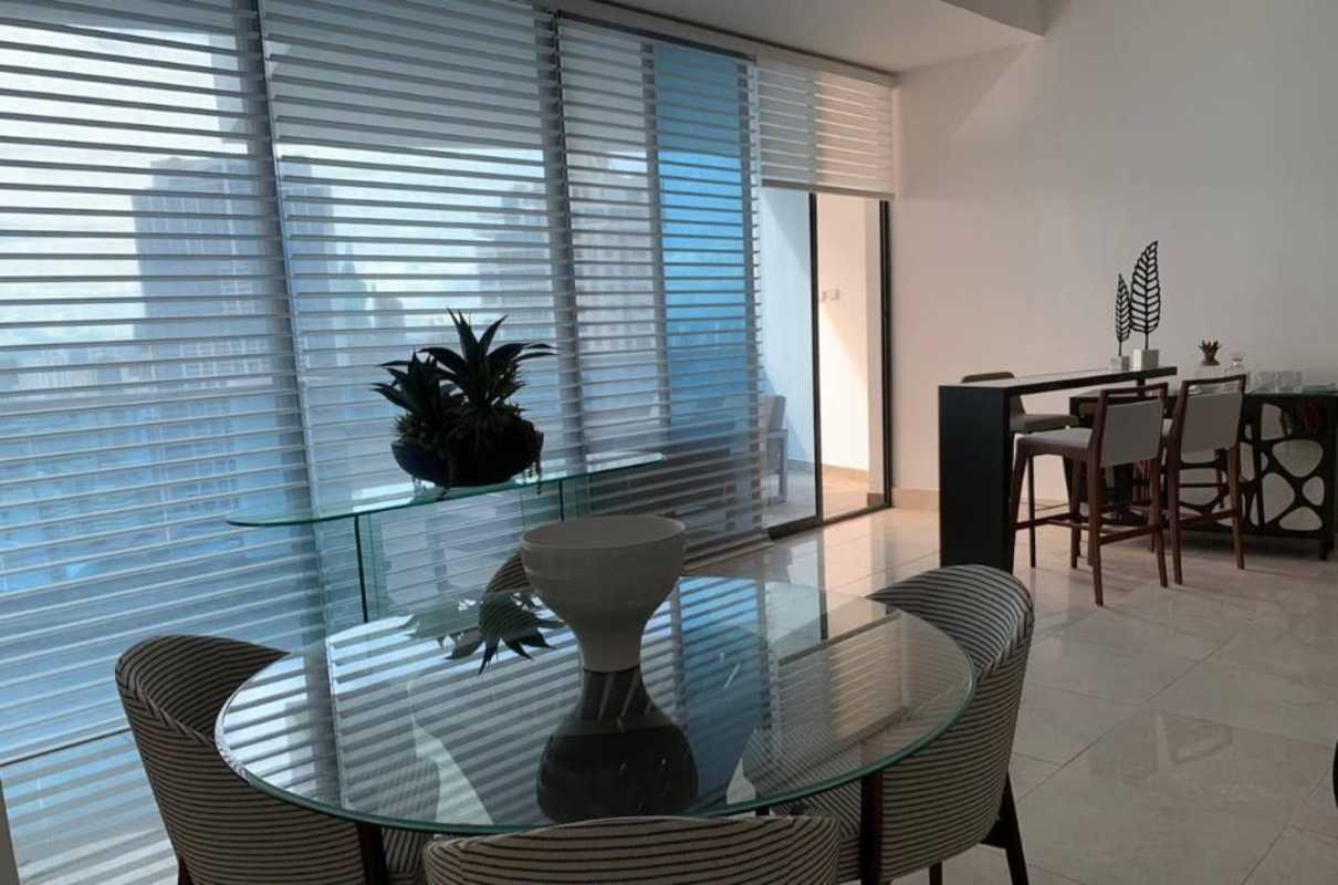 Second living space or family room with private bath at PH Platinum Tower Panama