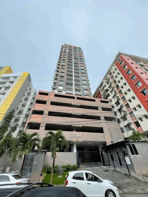 Modern outdoor swimming pool area with seating at PH El Doral in Hato Pintado Panama City