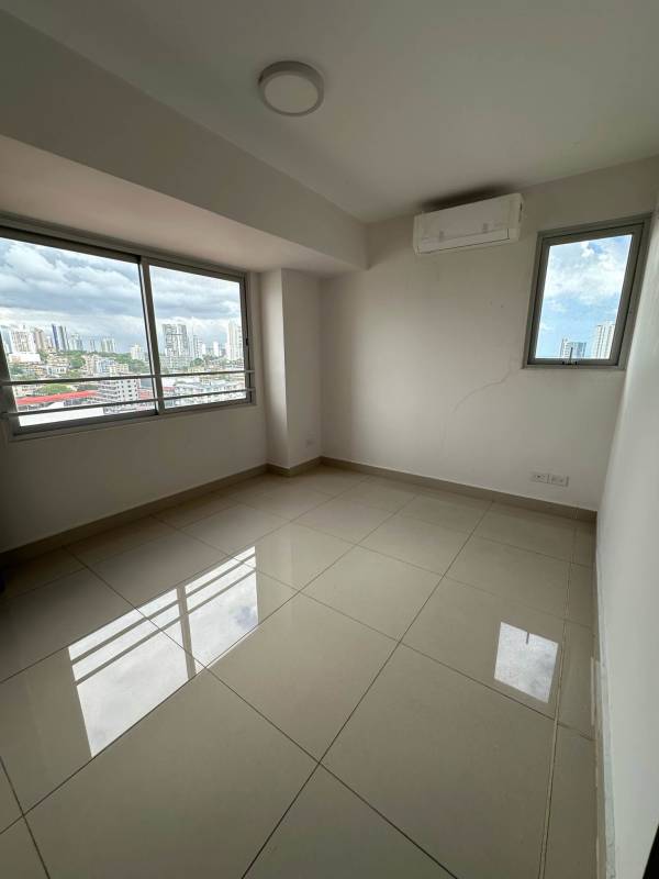 Bright bedroom with ceramic tile floor and window El Carmen PH Vicky Village Panama