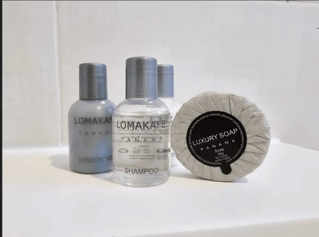 Modern bathroom with vanity, shower PH Oasis on the Bay Punta Pacífica