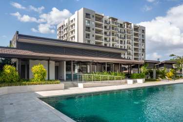 Indoor recreation room with ping pong table at Panama Pacifico River Valley
