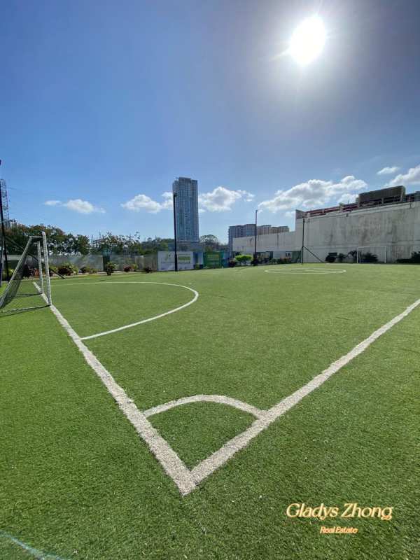 Soccer field with synthetic turf PH King's Park residential complex Panama