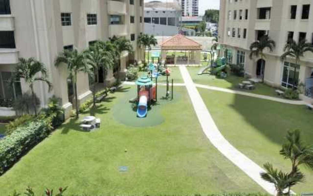 Children playground and green courtyard in PH Costa Pacifica Panama
