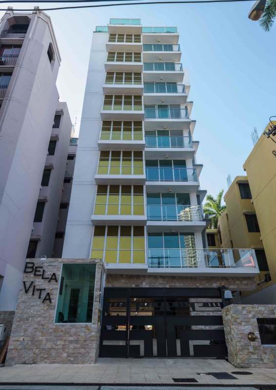 Kitchen with granite counters, appliances fully furnished rental PH Bella Vita Panama