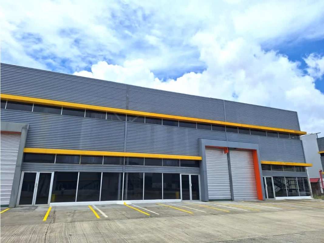 Secure industrial park entrance with security checkpoint at Juan Díaz Panama