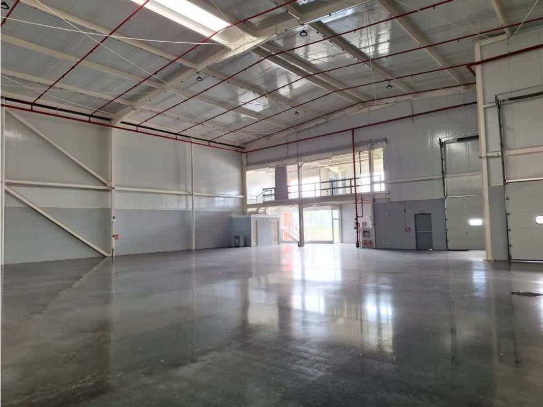 View of Panapark complex showing multiple logistics warehouses in Panama