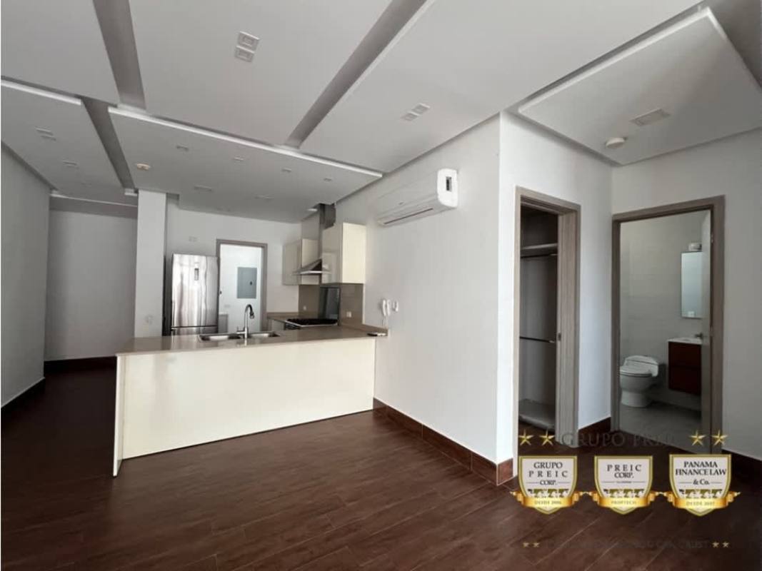 Modern open plan kitchen living area PH Costamare Costa Sur