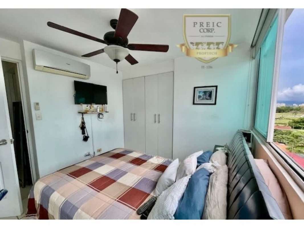 Covered parking garage in PH Parque Lefevre Panama