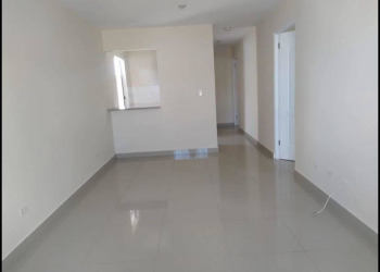 Spacious living area with ceramic floors, neutral walls, multiple doorways in Puerto Caimito house for rent Panama