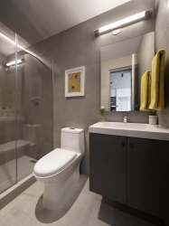 Private terrace balcony overlooking community green space in Cocoli Residences Panama