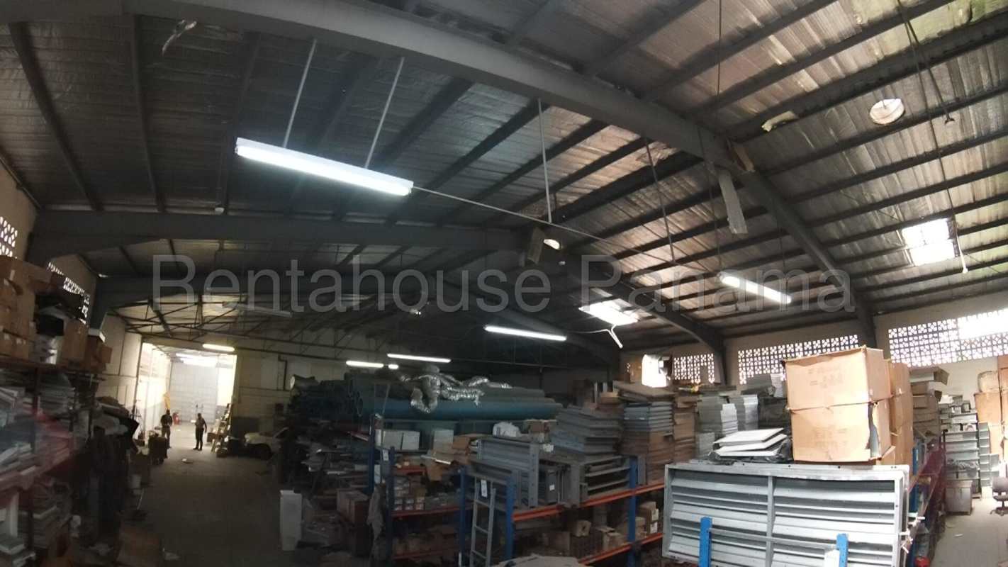 Modern office space and conference room inside industrial warehouse Llano Bonito Panama