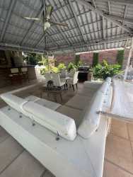 Large private pool with sun deck and garden at Nueva Gorgona home near Coronado