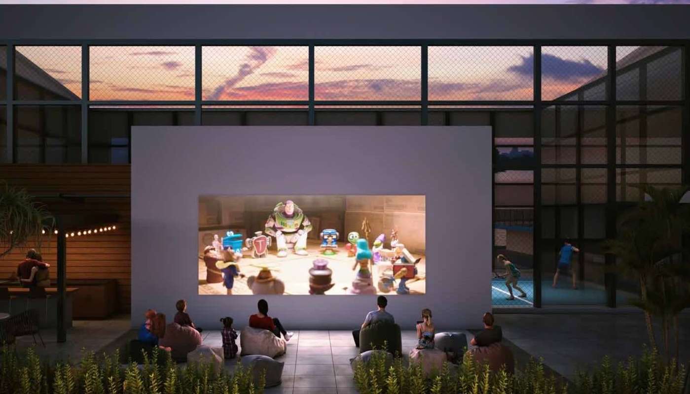 Swimming pool with loungers tropical landscaping PH Armonía Bella Vista Panama