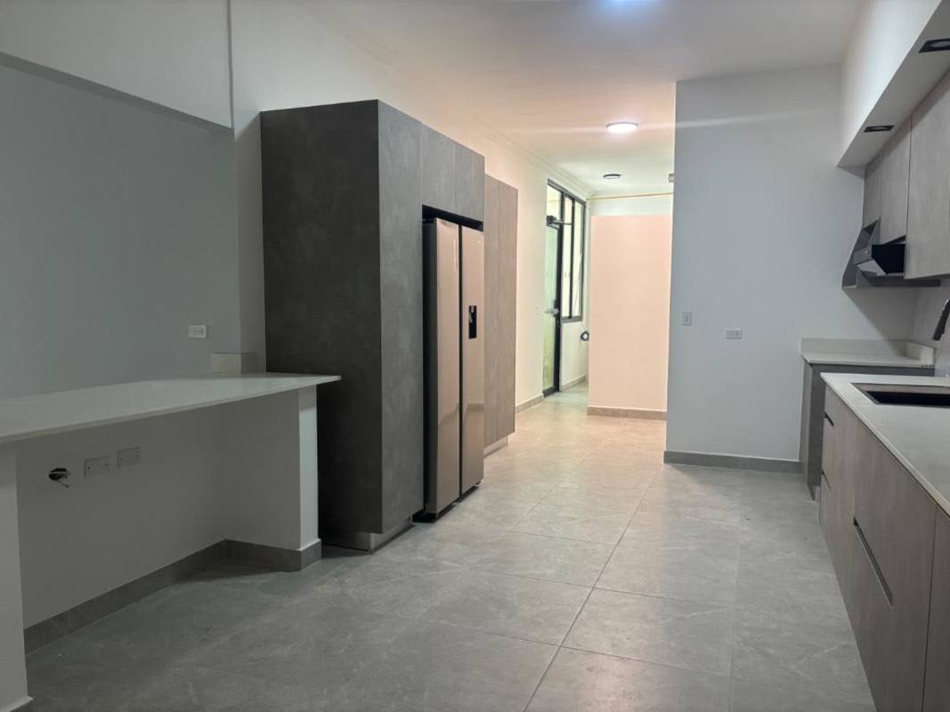 Terrace area with large windows modern tile potted plants in PH Oceania 200 Edison Park Panama City