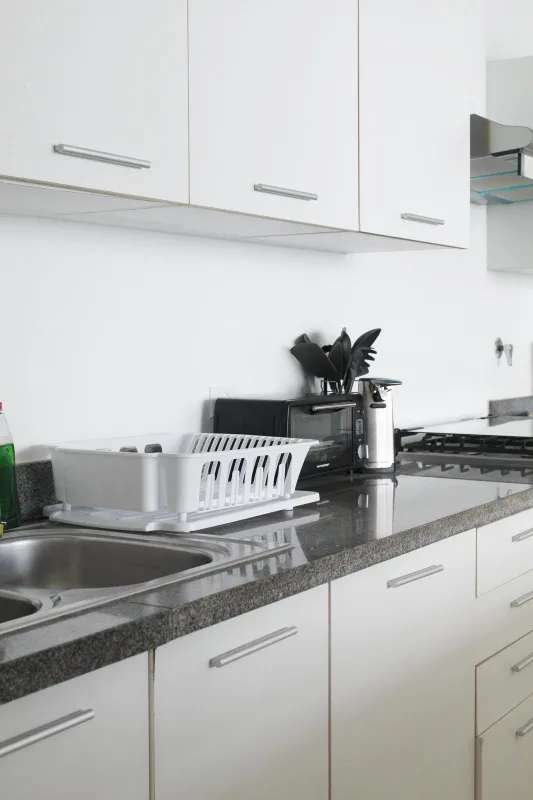 Skyline and waterfront aerial view Panama City Avenida Balboa