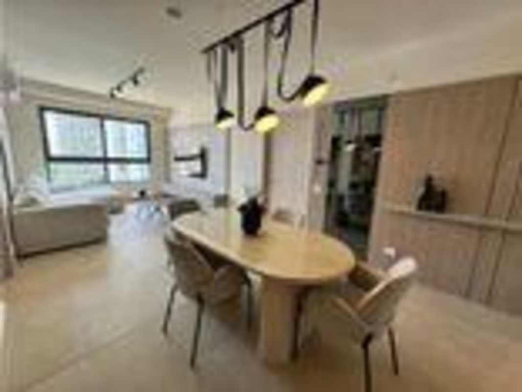 Modern open-plan area with large windows and city views Santa Maria Court Panama