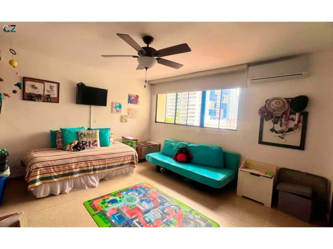 Open living and dining room traditional style ceiling fan in Condado Vista Bella Bella Vista Panama