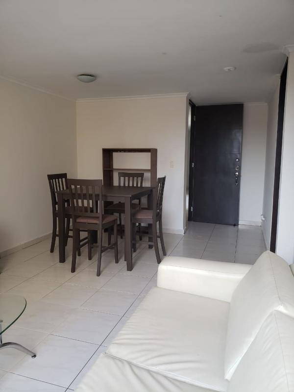 Furnished bedroom with built-in wardrobe and tiled floors PH Imperial Towers Condado del Rey Panama