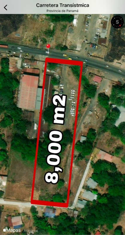 8,000m² Commercial Land Lease Transistmica Las Cumbres