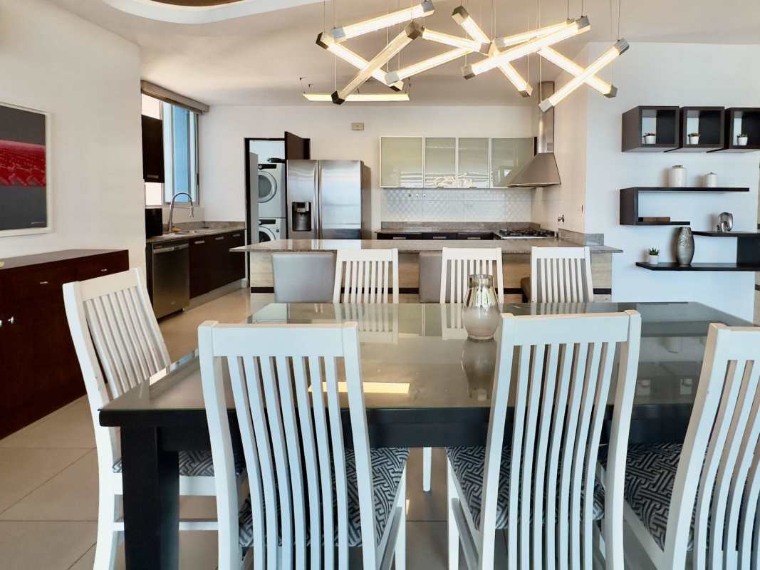 Comfortable second bedroom with large window at PH Waterfalls San Francisco Panama