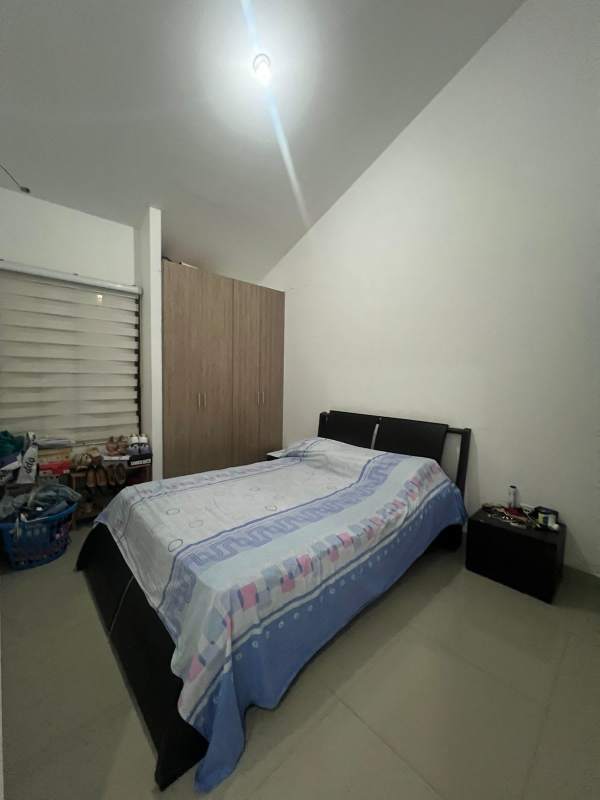 Contemporary bathroom with shower and ceramic tile walls in townhouse rental Panama