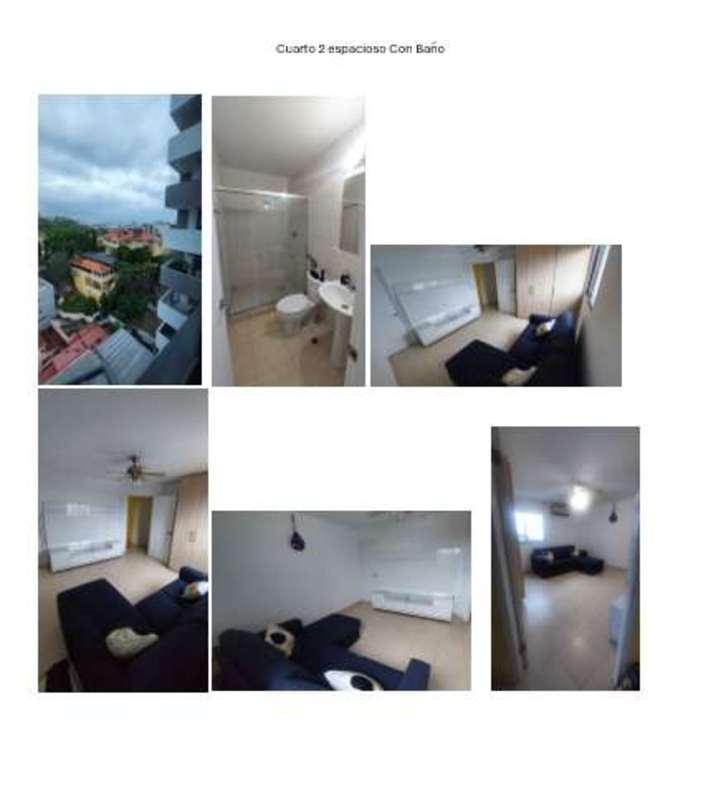 Bathroom featuring glass shower, vanity sink, neutral tiles in PH Deluna Park View Panama