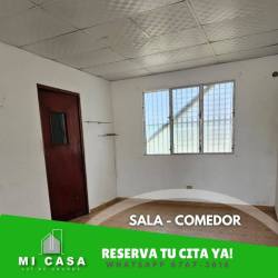 Spacious empty living dining room with tiled floor in Penonomé affordable house