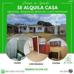 House for Rent in Penonomé - 2 bedrooms