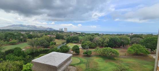 Aerial shot of PH El Alcazar luxury beachfront and golf community in Coronado Panama