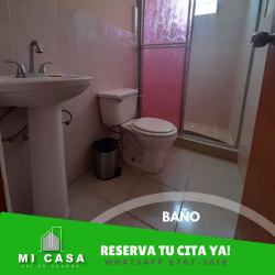 Modern bathroom with glass shower at furnished house Villa Karola Penonomé Coclé Panama