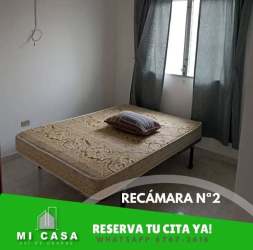 Bedroom in house for rent Penonomé with bed tiled floors curtains Panama
