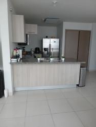 Aerial view of PH Los Galeones beachfront complex with pools and ocean Panama Oeste